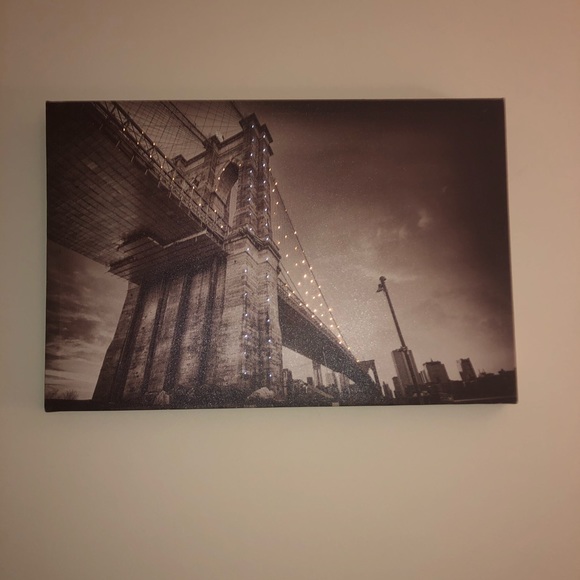 Other - Brooklyn Bridge light up picture frame